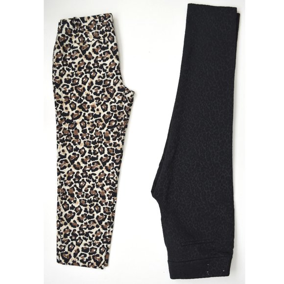 LOFT Pants - LOFT Marisa Leopard Ankle Pants Bundle